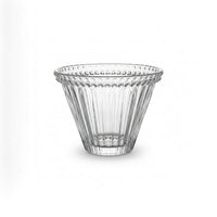 Fluted Clear Glass Votive Candle Holder
