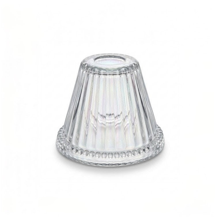 Fluted Clear Glass Votive Candle Holder