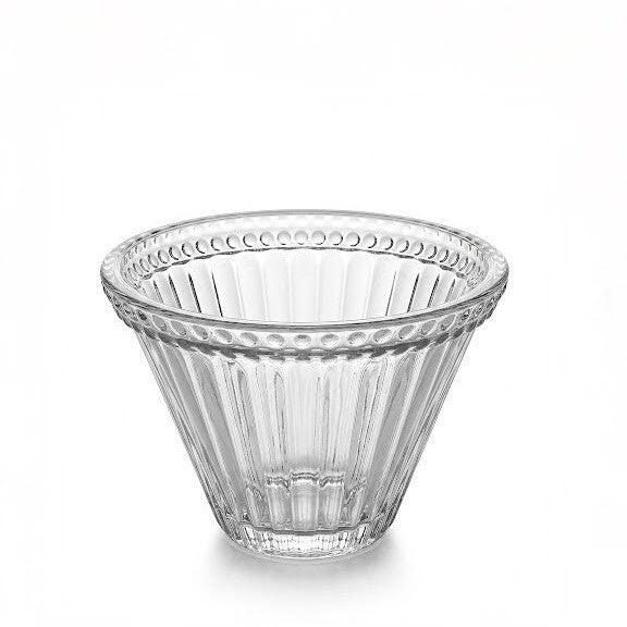 Fluted Clear Glass Votive Candle Holder