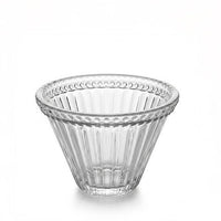 Fluted Clear Glass Votive Candle Holder